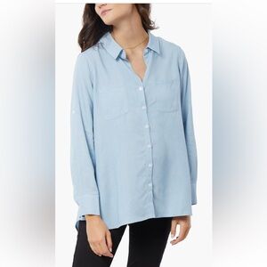 Classic Button Up Maternity Shirt